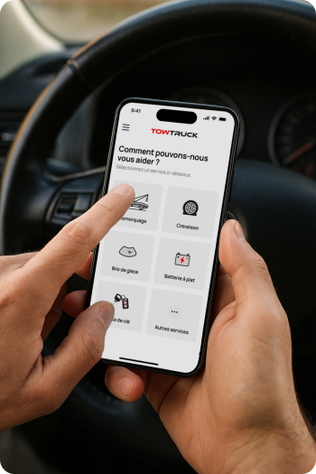 Étape 2 dans l’application TowTruck